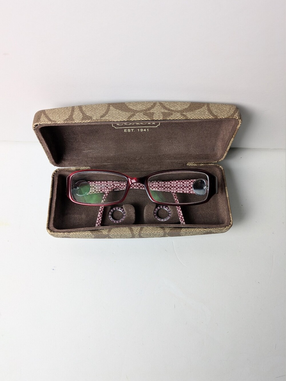 Coach 583 Rosa Frames Burgundy